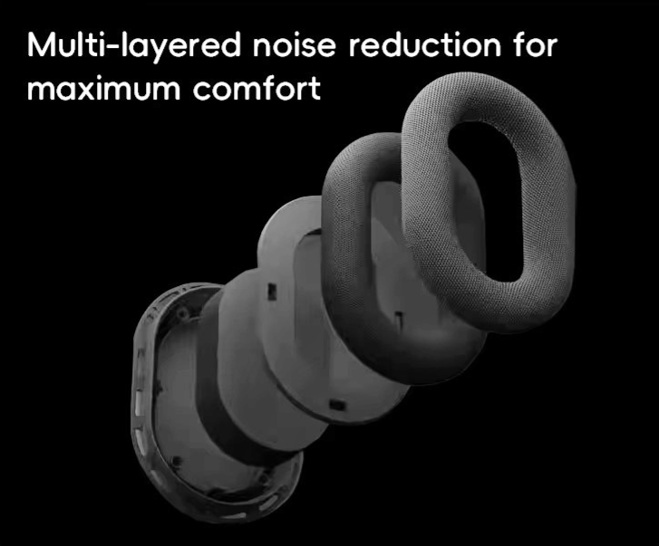 Premium Smart Travel Pillow with Shiatsu Massage Red-Light Hot Compress Bluetooth with Noise Reduction