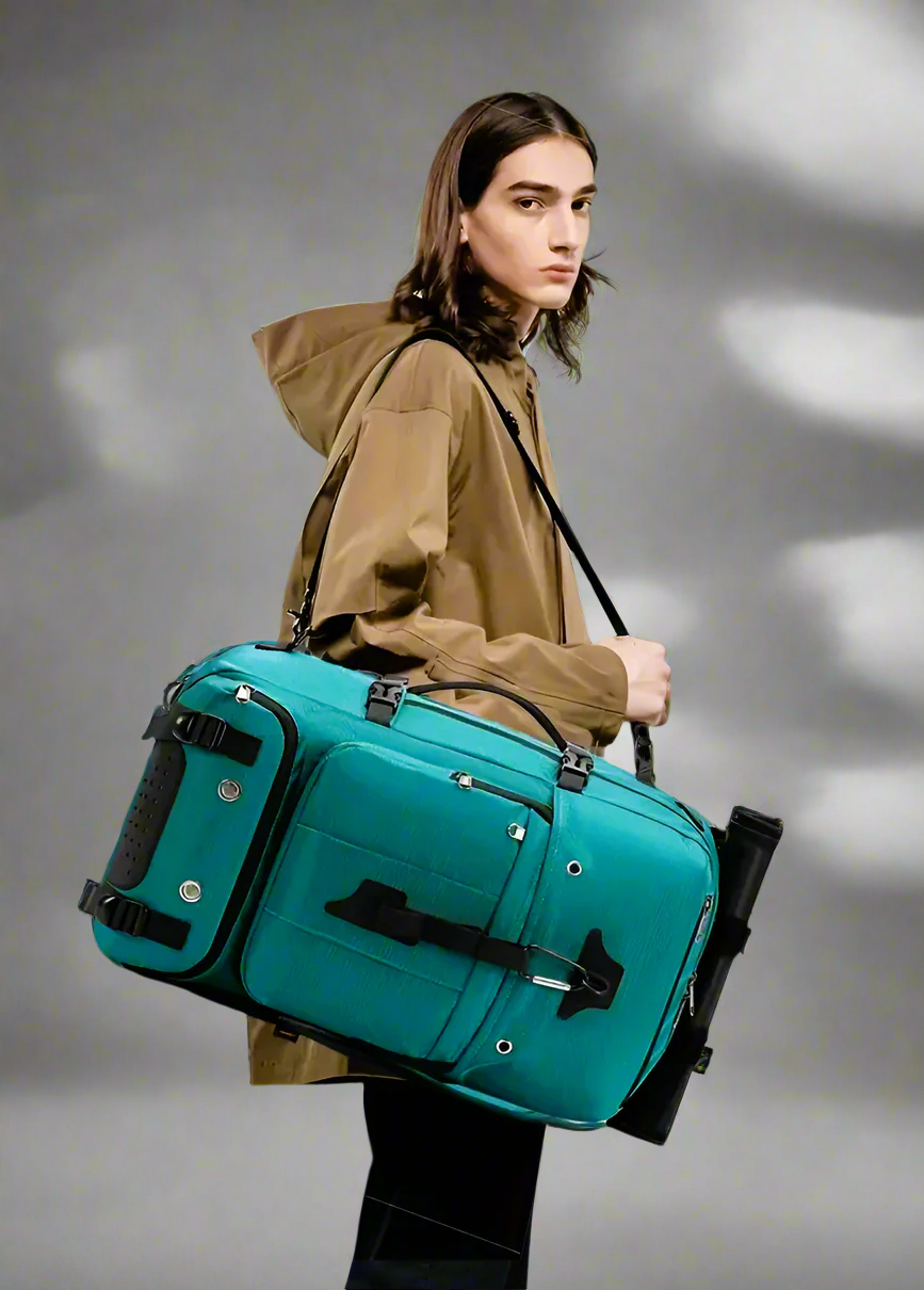 man with torbaye multifunctional backpack with shoulder strap