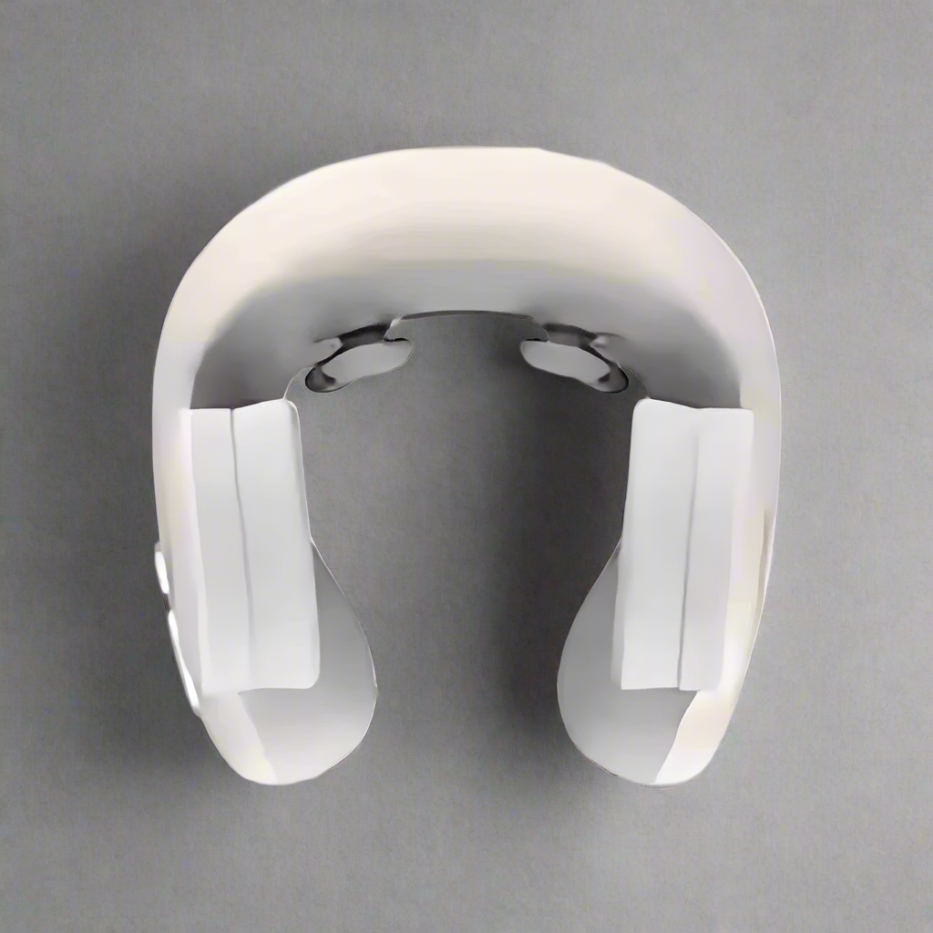 Premium Smart Travel Pillow with Shiatsu Massage Red-Light Hot Compress Bluetooth with Noise Reduction