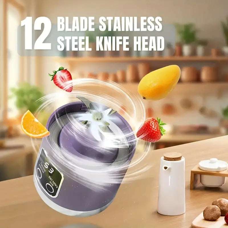 Electric Portable Blender 8/12 Blade Models For Fruit and Vegetable Smoothies