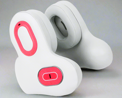 Premium Smart Travel Pillow with Shiatsu Massage Red-Light Hot Compress Bluetooth with Noise Reduction