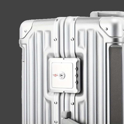 20" Carry On Trolley Suitcase Hard Shell with Aluminum Frame TSA locks USB port cup and phone holders