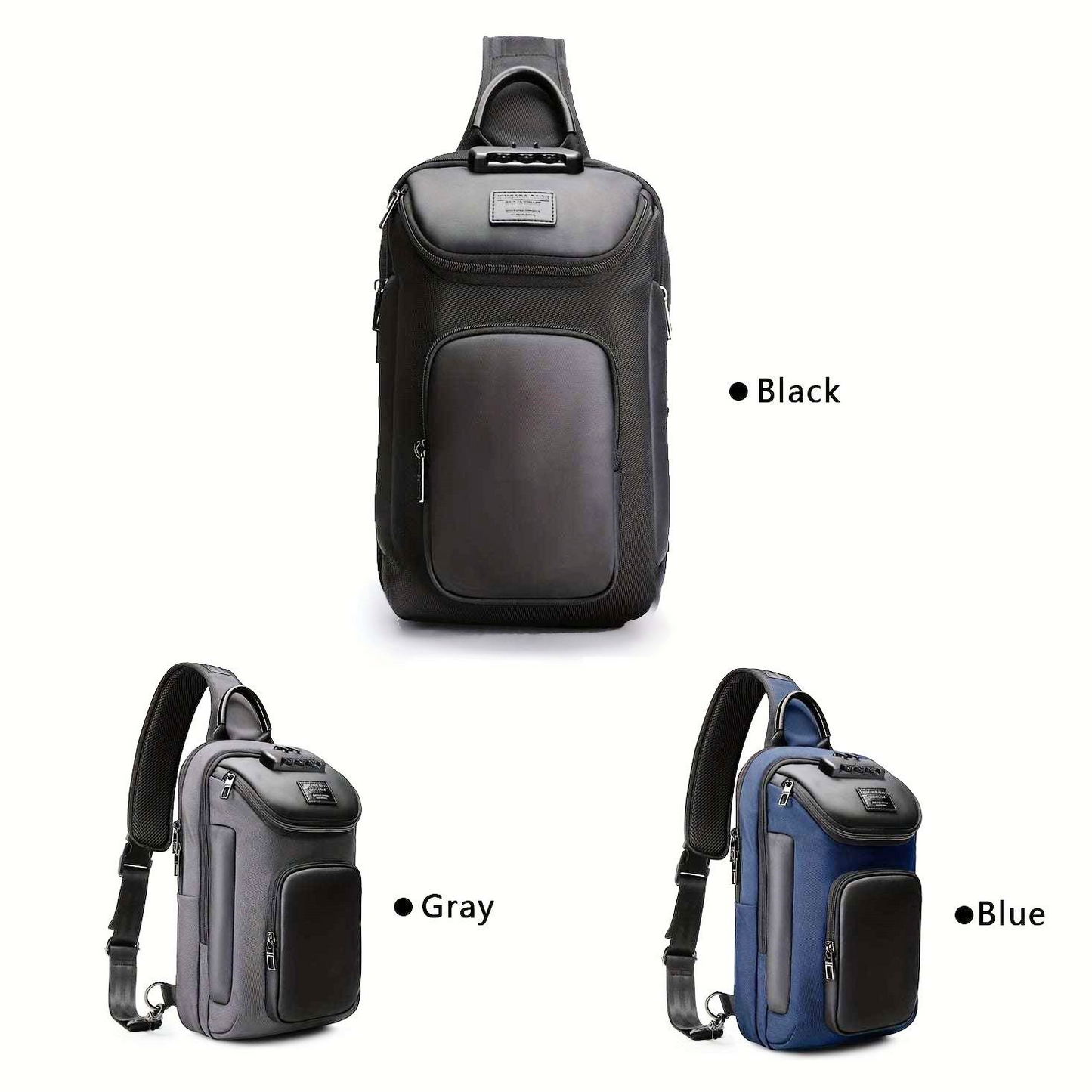 Shoulder Messenger Bag Large Capacity Waterproof Anti-theft